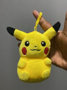 Adorable Pikachu Plush Keychain