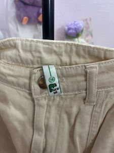Trendy Beige Cargo Pants