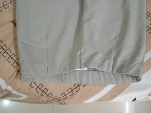 Chic Grey Wide-Leg Pants
