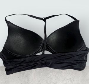 Comfortable Black Racerback Bra