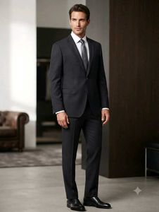 Men's Classic Black Suit
