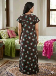 Comfortable Printed Nightgown