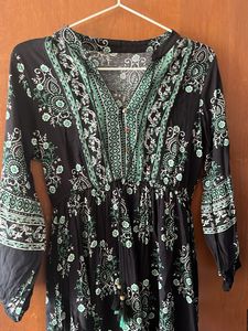 Boho Print Maxi Dress