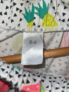 Cute Fruit Print Pajama Shorts