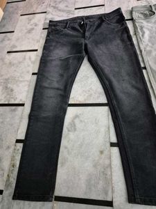 Men's Jeans - Grey &amp; Black