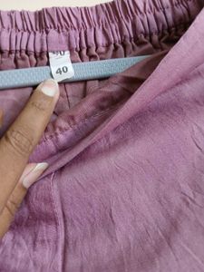 Three piece Pink Printed kurta