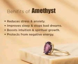 Oval Crystal Halo Ring SS925 Amethyst