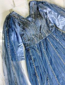 Beautiful princess style gown for women 💙 🔥
