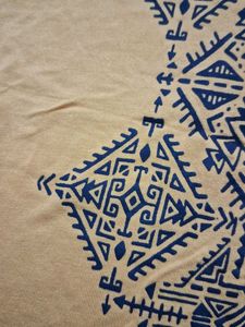 Mustard Yellow Graphic Print Top