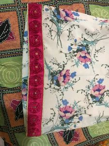 Georgette Sleeveless Kurti Hardly Worn