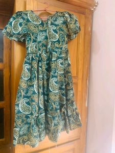 Paisley Print Midi Dress