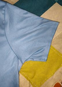 Women’s Light Blue T-Shirt | Round Neck | Soft