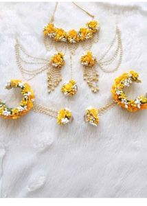 Floral Jewellery Haldi Set