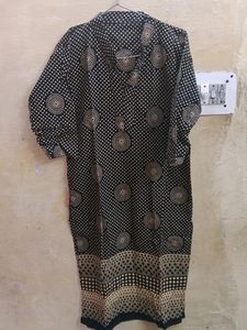 Women's Black Kurti With Legging