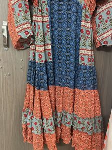 Zara Boho Patchwork Maxi Dress for L &amp;xl