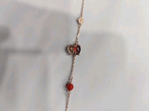 Rose Gold Bracelet Wth Hallmark