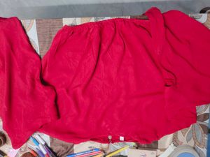 Red Western Top