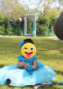 Crocheted Baby First Birthday Frock