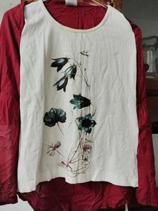 155.Women's Red Jacket top