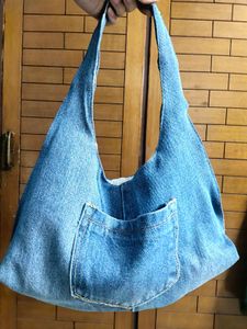 denim shoulder bag✨