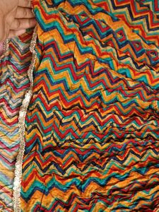 Vibrant Zigzag Print Sharara