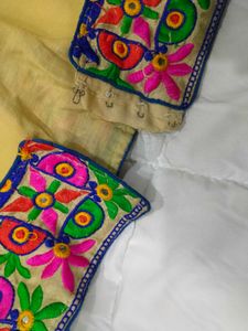 Vibrant Embroidered Ethnic Blouse