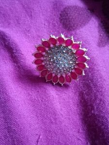 Earrings With Rings &amp; Nail Paint
