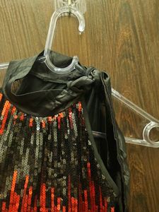 Sparkling Sequin Halter Top