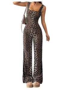 Leopard Print Jumpsuit