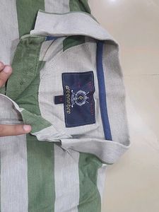 Men's Striped Polo T-Shirt