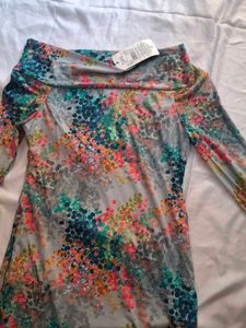 Colorful Long Sleeve Bodycon Dress