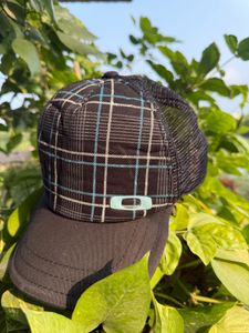 Oakley Plaid Trucker Hat