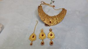 New Bridal Jewel Set With Quality AD Stones
