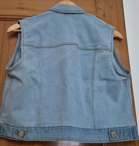 Sleeveless Denim Jacket