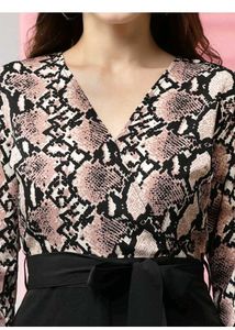 Lowest Prices_Chic Snake Print Jumpsuit