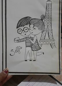 Couple Drawings Greeting Any 1 Designs