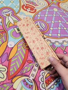 Floral Bamboo Clutch