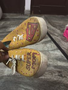 Cute 'Super Mom' Sneakers