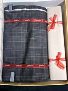 Raymond Men's Fabric Set coat pant & shirt