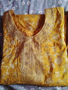 Chanderi silk Salwar Kameez 3pc