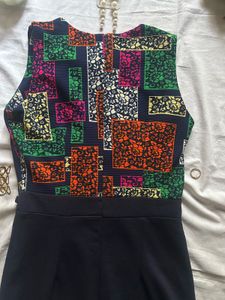 Chic Printed Sleeveless Dress