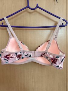 Floral Print Push-Up Bra