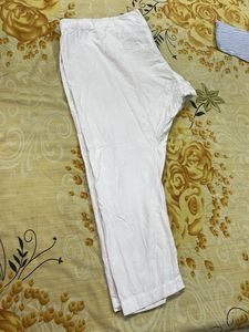 men Blue Striped Kurta Set