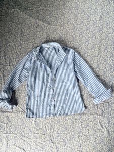 Striped Button-Up Shirt