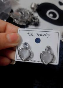 Heart Drop Earrings