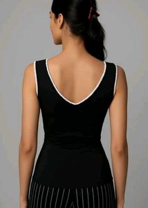 pinteresty Lace Trim Cami Top