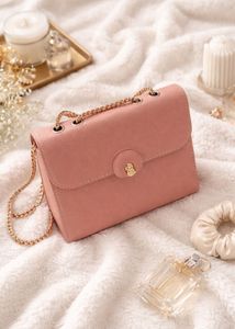 Stylish Pink Clutch Bag