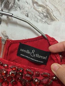 Red Lace Cocktail Dress