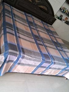 Plaid Cotton Bed Sheet