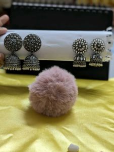 Elegant Oxidized Jhumka Earrings